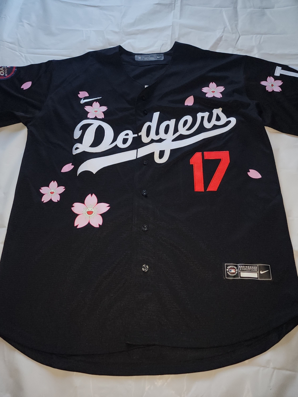 NIKE SHOHEI OHYANI #17 Dodgers MLB WORLD TOUR TOKYO SERIES BASEBALL JERSEY BLACK